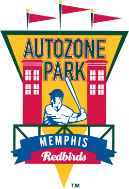 Memphis Redbirds 2000-Pres Stadium Logo Print Decal