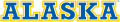 Alaska Nanooks 2000-Pres Wordmark Logo 05 Print Decal