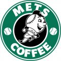 New York Mets Starbucks Coffee Logo Iron On Transfer