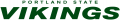 Portland State Vikings 1999-2015 Wordmark Logo Iron On Transfer