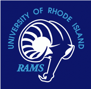 Rhode Island Rams 1989-2009 Primary Dark Logo Print Decal