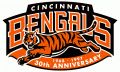 Cincinnati Bengals 1997 Anniversary Logo Iron On Transfer