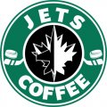 Winnipeg Jets Starbucks Coffee Logo Iron On Transfer