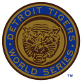 Detroit Tigers 1968 Champion Logo Iron On Transfer
