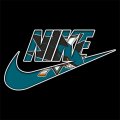 San Jose Sharks Nike logo Print Decal