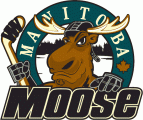 Manitoba Moose 2001-2005 Primary Logo Print Decal