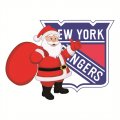 New York Rangers Santa Claus Logo Print Decal