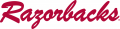 Arkansas Razorbacks 1964-2000 Wordmark Logo Print Decal