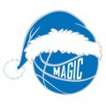 Orlando Magic Basketball Christmas hat logo Print Decal