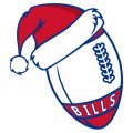 Buffalo Bills Football Christmas hat logo Iron On Transfer