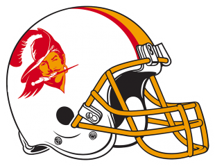 Tampa Bay Buccaneers 1976-1996 Helmet Logo Iron On Transfer