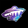 Galaxy Minnesota Wild Logo Print Decal
