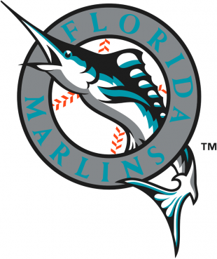 Miami Marlins 1993-2011 Primary Logo Print Decal