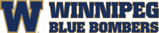 Winnipeg Blue Bombers 2012-Pres Wordmark Logo Print Decal