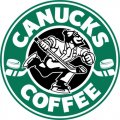 Vancouver Canucks Starbucks Coffee Logo Print Decal