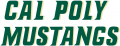 Cal Poly Mustangs 1999-Pres Wordmark Logo 03 Print Decal