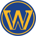 Golden State Warriors 2019-2020 Pres Alternate Logo Print Decal