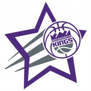 Sacramento Kings Basketball Goal Star logo Iron On Transfer