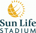 Miami Dolphins 2010-Pres Stadium Logo Print Decal