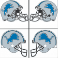 Detroit Lions Helmet Logo Iron On Transfer