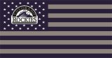 Colorado Rockies Flag001 logo Print Decal