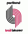 Portland Trail Blazers 1970-1989 Primary Logo Print Decal