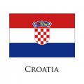 Croatia flag logo Iron On Transfer