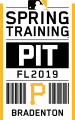 Pittsburgh Pirates 2019 Event Logo Iron On Transfer