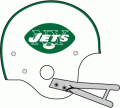 New York Jets 1972-1977 Helmet Logo Print Decal