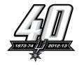 San Antonio Spurs 2012-13 Anniversary Logo Iron On Transfer