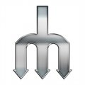 Seattle Mariners Silver Logo Iron On Transfer
