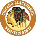 Chicago Blackhawks Customized Logo Print Decal