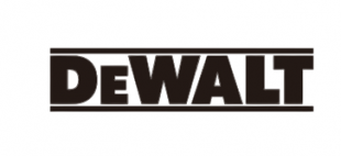 Dewalt logo black color 3 inches glossy finish sticker