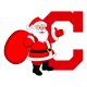 Santa Claus Logo Print Decal