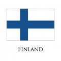 Finland flag logo Iron On Transfer