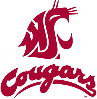 Washington State Cougars 1995-2010 Alternate Logo Print Decal