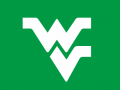 WV logo white color Iron On Transfer