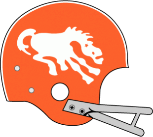 Denver Broncos 1962-1965 Helmet Logo Iron On Transfer