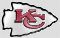 Kansas City Chiefs Plastic Effect Logo Iron On Transfer