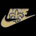 New Orleans Saints Nike logo Print Decal