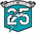 Miami Marlins 2018 Anniversary Logo Iron On Transfer