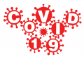 covid-19 logo 25 Iron On Transfer