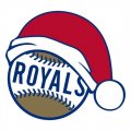 Kansas City Royals Baseball Christmas hat logo Print Decal