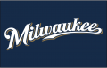Milwaukee Brewers 2010-2015 Jersey Logo Print Decal