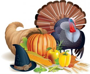 Thanksgiving Day Logo 30 Print Decal