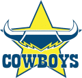 North Queensland Cowboys 1998-Pres Primary Logo Print Decal