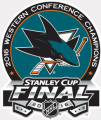 San Jose Sharks 2015 16 Champion Logo Iron On Transfer