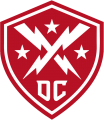 DC Defenders 2020-Pres Primary Logo Print Decal