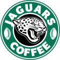 Jacksonville Jaguars starbucks coffee logo Iron On Transfer