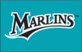 Miami Marlins 1994-2002 Batting Practice Logo 02 Print Decal